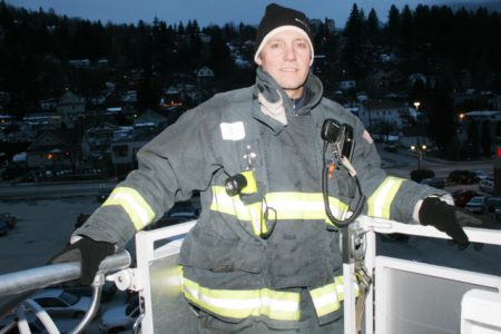 Nelson Fire Fighters brave cold to help fight Muscular Dystrophy