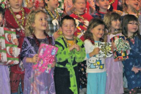 Smiles all around at South Nelson, Gordon Sergeant Christmas Concert