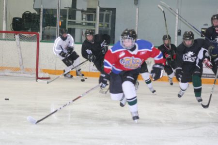 Bantam Leafs carry local West Kootenay colours in Smithers