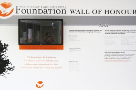 Foundation Wall of Honour takes advantage of new technology