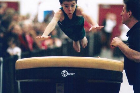 Schacher, Baron golden at B.C. Gymnastics Championships