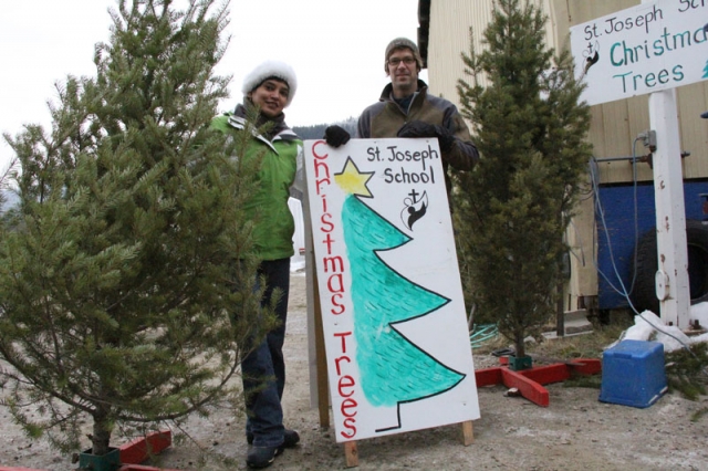 Need a Tree? Try the St. Joseph's tree lot in the Andex Rental parking lot