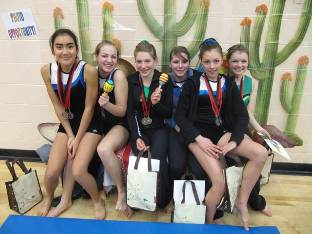 Glacier gymnasts have been busy of late winning medals at Cranbrook and Surrey