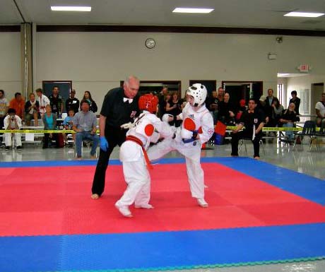 Nelson's McLeod finishes on top of the podium at Oliver Karate tourney