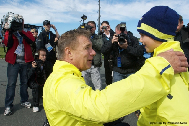 Rick Hansen Relay gets ready to stop in Nelson, starting at Balfour