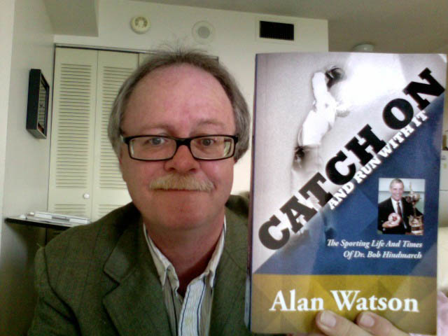 Former Nelsonite, Alan Watson, returns to old stomping grounds to release his latest book, CATCH ON AND RUN WITH IT
