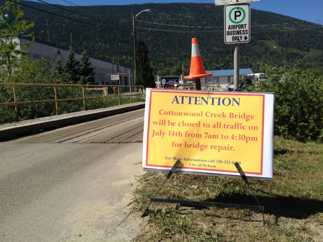 City crews schedule bridge construction; Nelson residents begin water restrictions