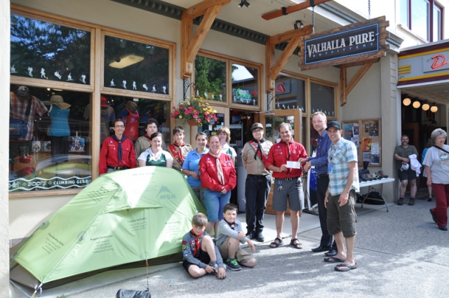 Bar-B-Q at Valhalla Pure: Scouts and Pathfinders fundraise for epic trek to Esmerelda Peak
