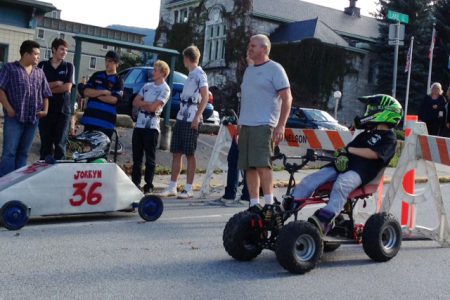 Before Friday evening's parade, the 2013 Soap Box Derby got the weekend started with time trials on Lake Street.