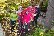 Grade 8 students from Trafalgar hiked into Anderson Creek. â€” photos courtesy Madeleine Guenette, Trafalgar