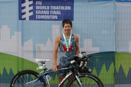 Nelson triathlete Denise Uhrynuk makes a strong showing at World Triathlon Championships