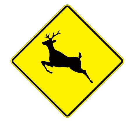 WATCH OUT FOR WILDLIFE ON KOOTENAY HIGHWAYS