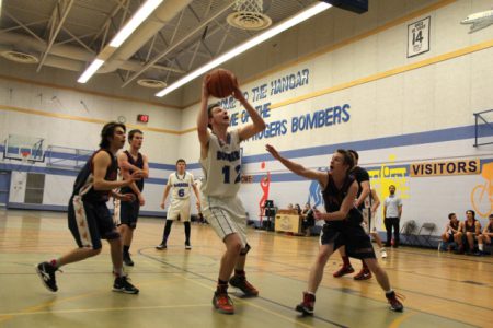 Bombers sweep Crowe Hawks in High School Hoop action at the Hangar