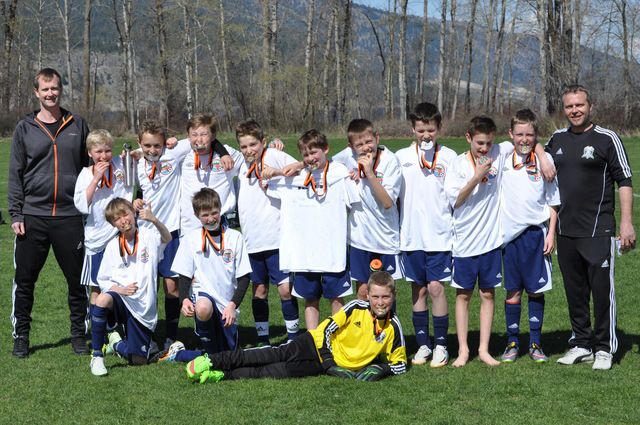 Nelson U12 Boys return from Icebreaker Tourney with silver medal