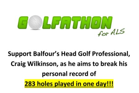 Balfour's Craig Wilkinson hitting links to fight ALS