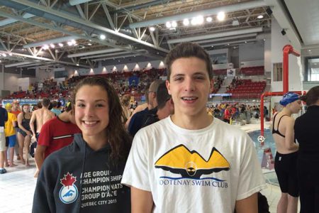 Kootenay Swim Club pair shine at Canada’s Age Group Championships