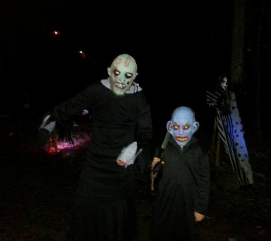 Locals put on free Halloween attraction for residents