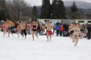 It was a frantic sprint to the chilly waters of Kootenay Lake during the annual Nelson Rhythm Ropers Polar Bear Dip. â€” Bruce Fuhr photos, The Nelson Daily