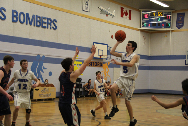 Bombers, Hawks take turns winning during Tuesday hoop action at the LVR Hangar