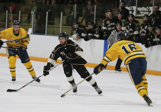 Saints blast Spartans to move within a win of fourth BCIHL title