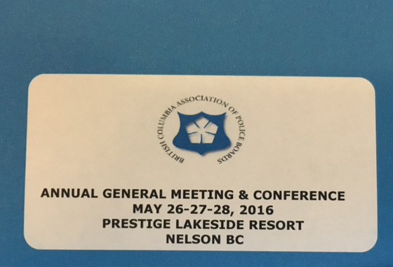 Heritage City plays host to 2016 BC Association of Police Board Conference