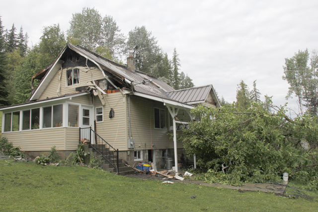 Fallen tree sparks house fire in Blewett; approximately 30 firefighters respond