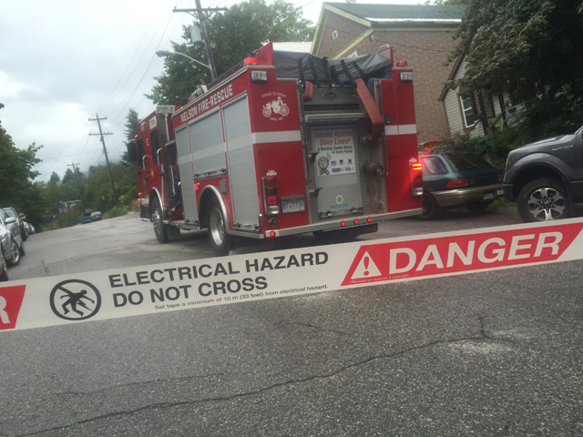 Nelson emergency services respond to electrical hazard