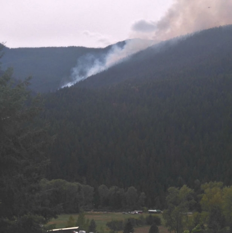Lightning storm strikes up wildfires in West Kootenay
