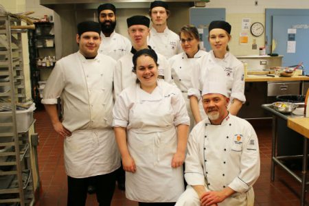 Second-year Professional Cook Program students head up the efforts in the kitchen and prepare a wonderful evening of food for the annual Selkirk College Gala. â€” Bob Hall Photos, Selkirk College