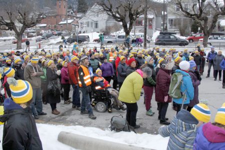 There was a large contingent of Nelsonites participating in the annual event to support affordable housing in Nelson.