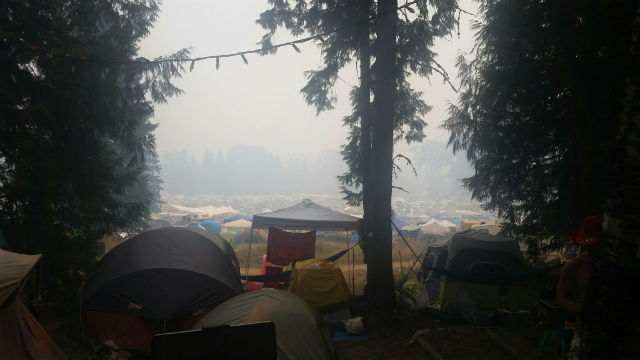 McCormick Creek wildfire forces Shambhala Music Festival to close one day early