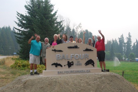 New gateway markers welcome visitors to Balfour