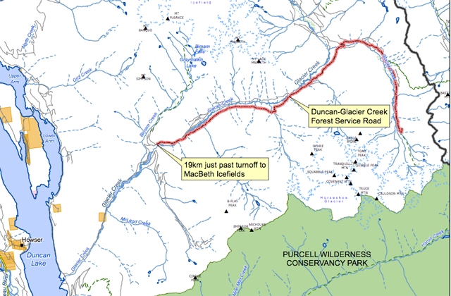 Road closures and restricted areas in the Southeast Fire Centre