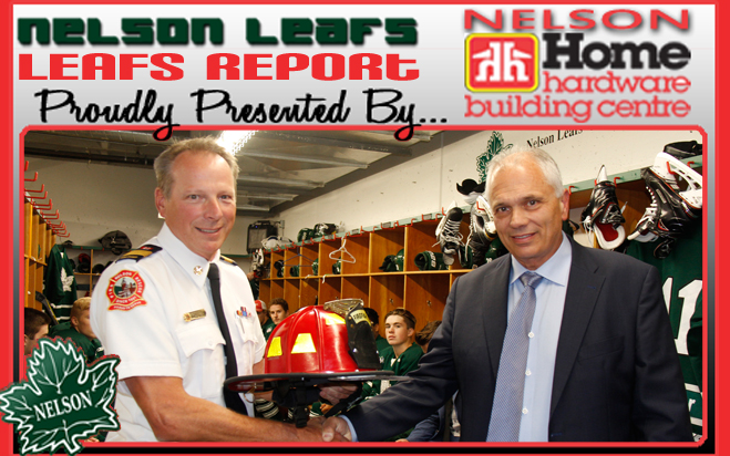 Fire helmet is Leafs' coolest postgame honor