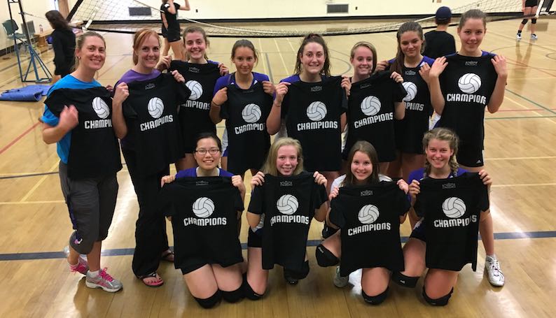 Bombers bounce Falcons to capture top prize at Volleyball Tournament
