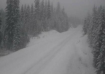 Expect winter driving on mountain highways as cold front brings more snow