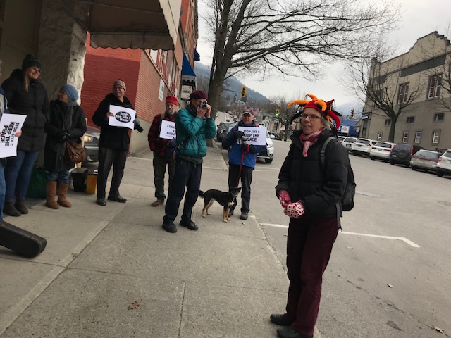 Site C dam critics protest outside office of Minister of Energy, Mines ...