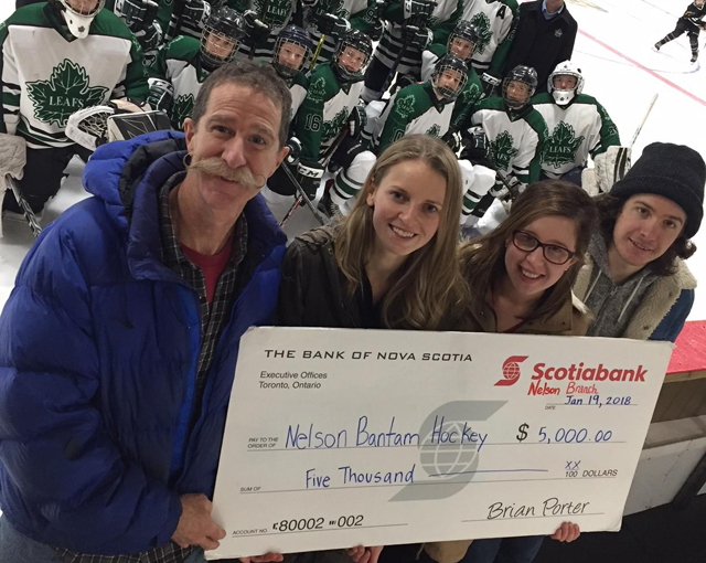 Scotiabank kicks off Nelson Bantam Provincial Tournament Fundraiser