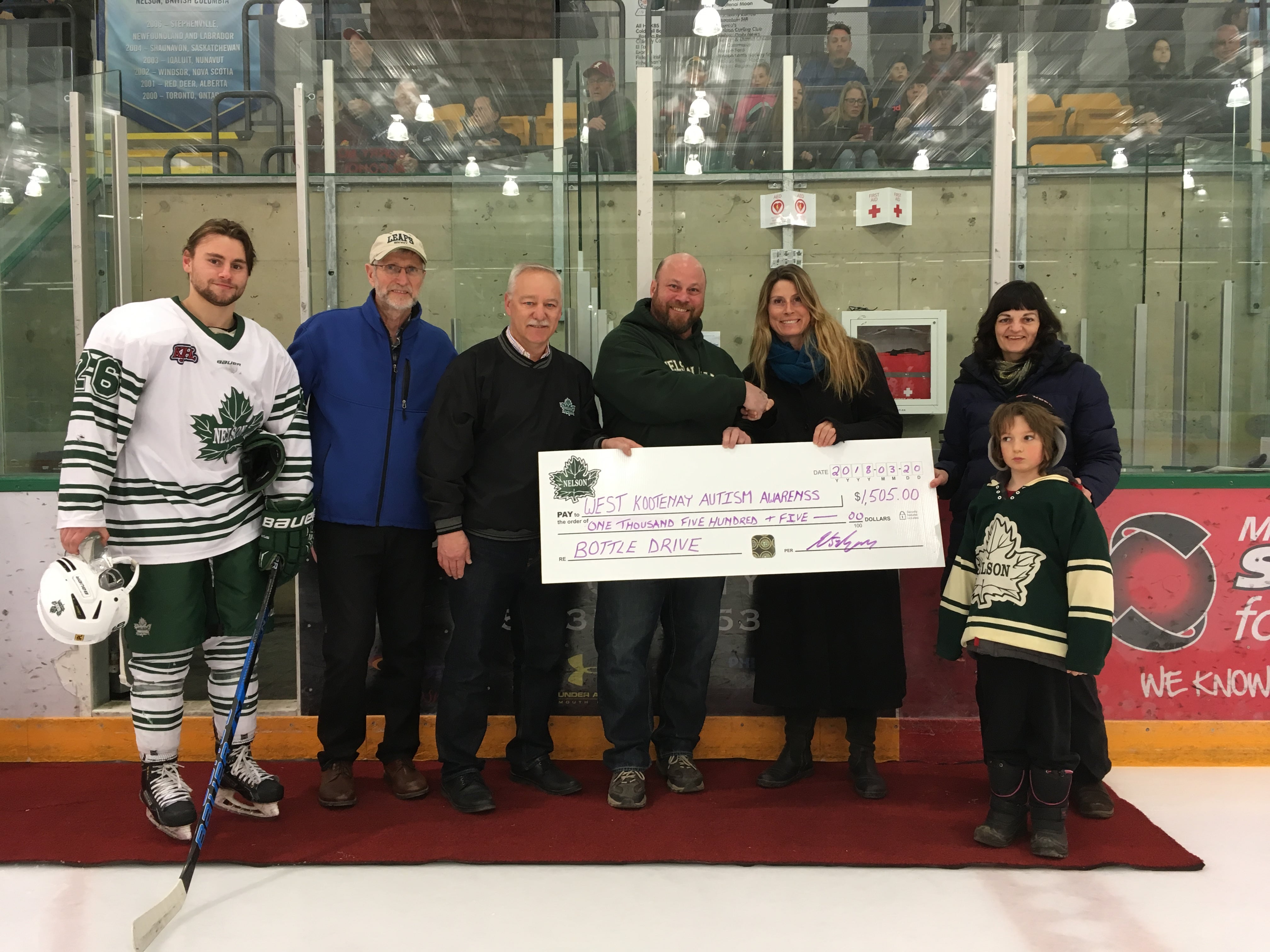 Nelson Leafs continue to support West Kootenay Autism Awareness