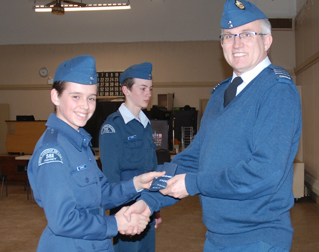 Trio of Nelson Air Cadets receive promotions