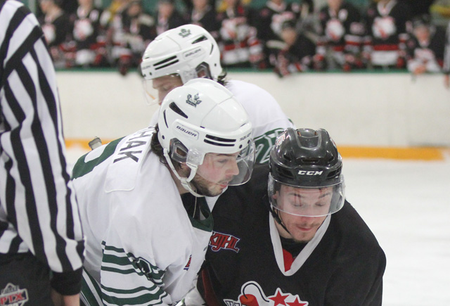 Page powers Dynamiters past Leafs in OT, Kimberley advances into KIJHL Final