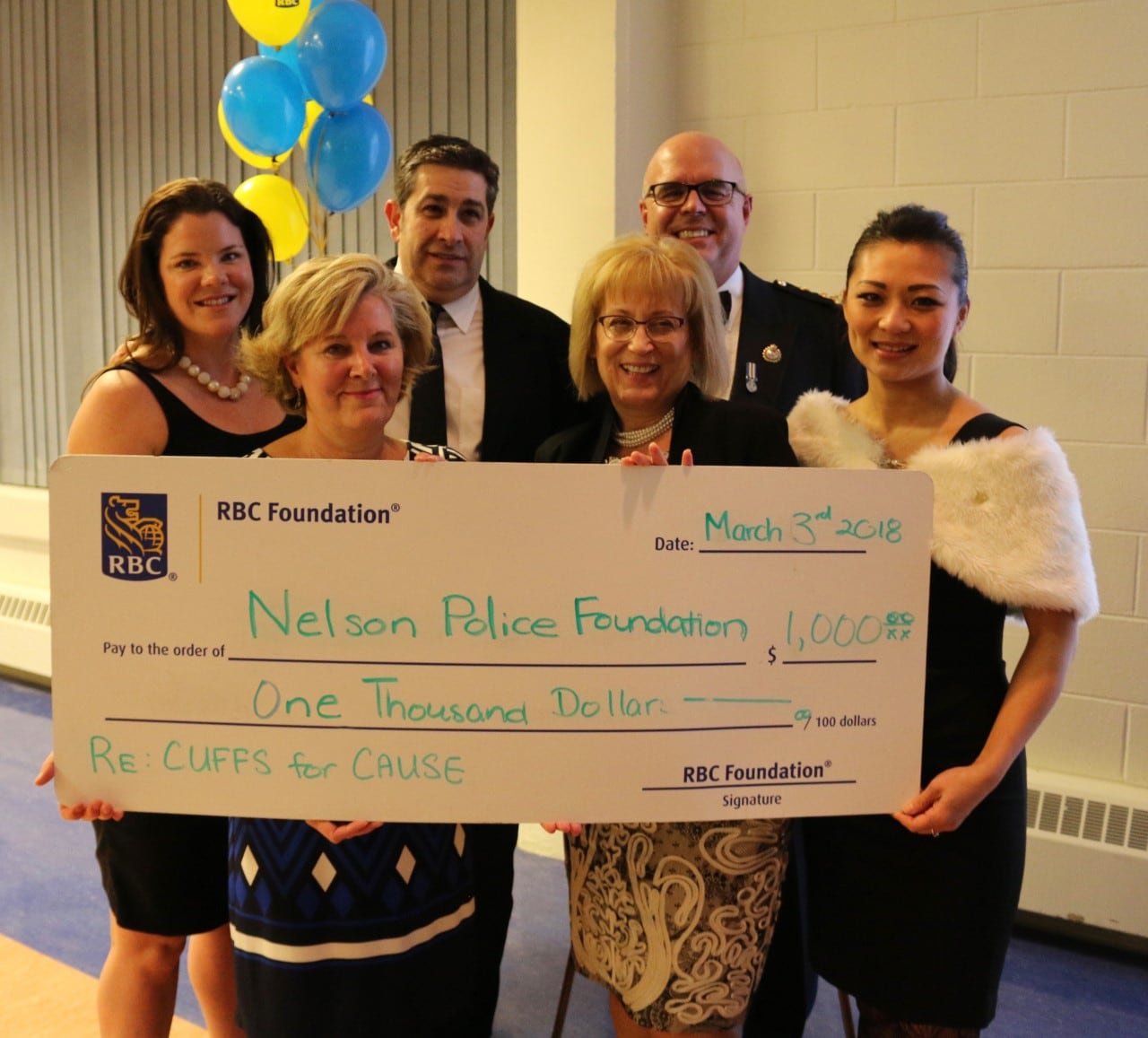CUFFS for a CAUSE receives RBC donation