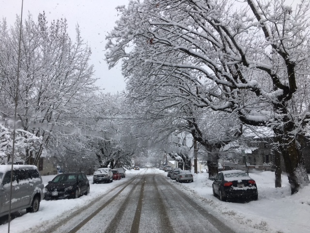 February weather — cooler, double normal snowfall