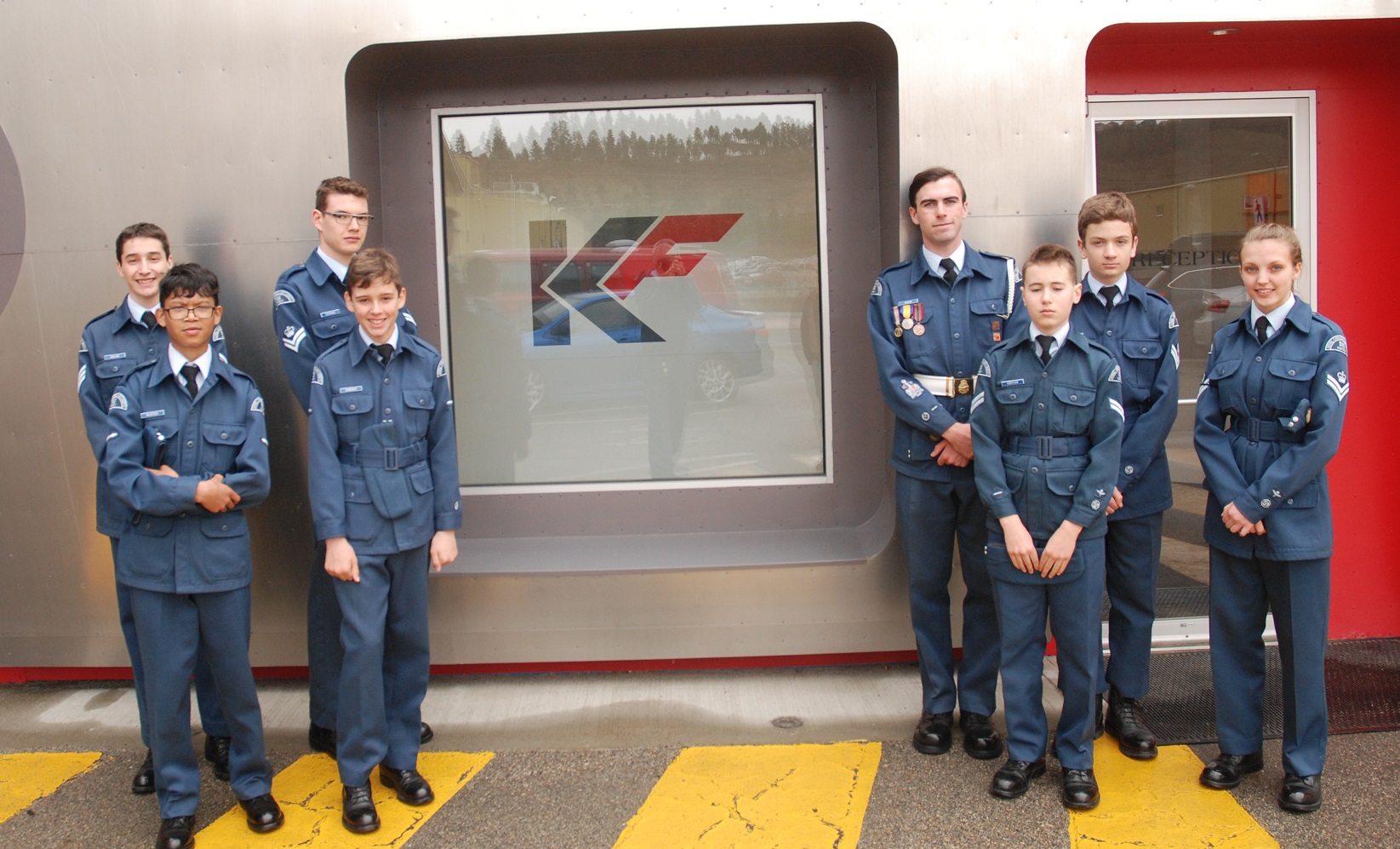 Nelson Air Cadets road trip to Okanagan