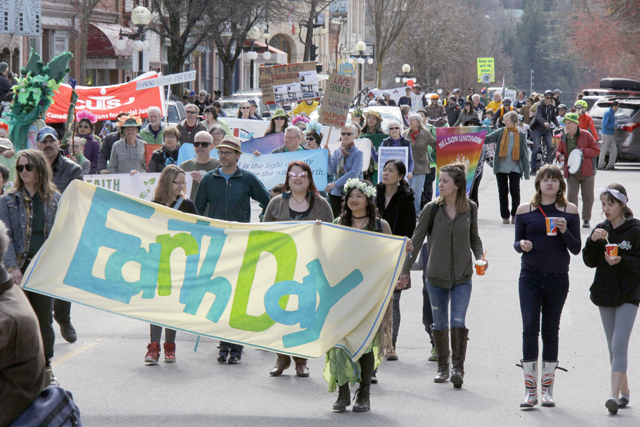 Nelsonites rally to celebrate Earth Day with first-ever parade