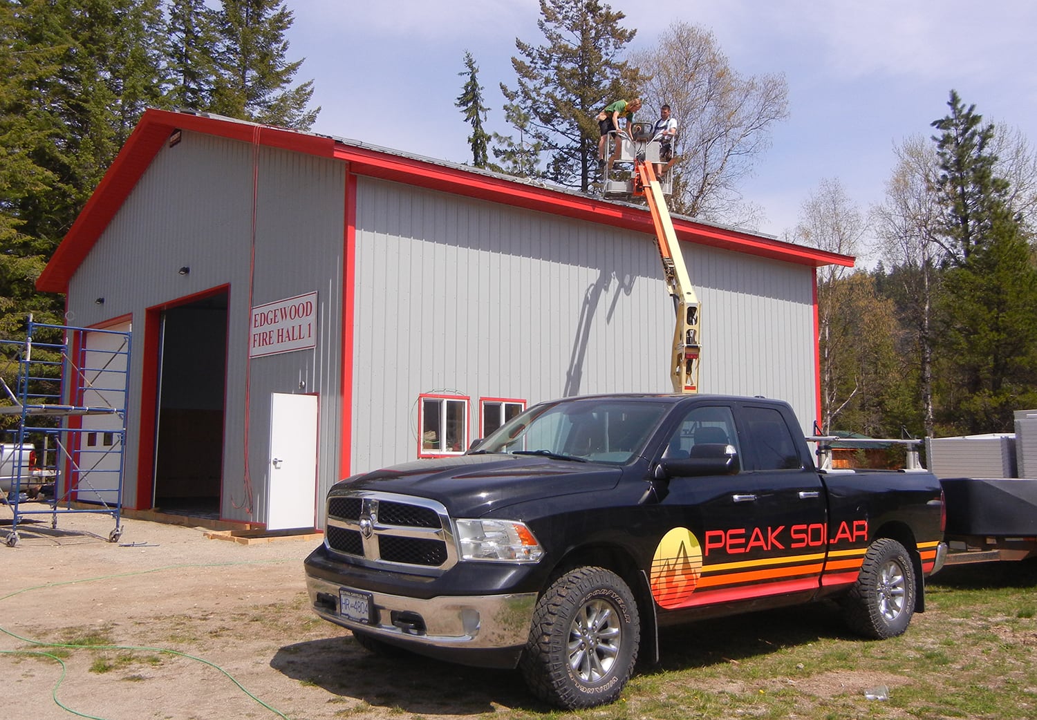 Edgewood Firehall turns on a new source of power
