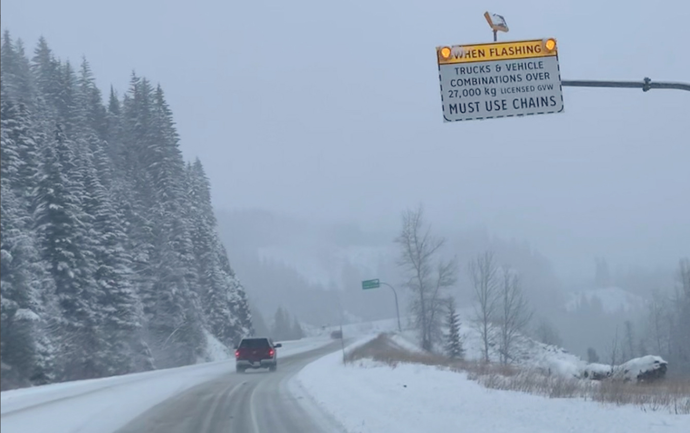 Environment Canada issues alert for Paulson Summit, Kootenay Pass