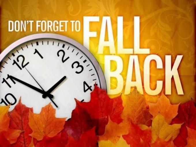 Daylight Saving Time Ends, So Fall Back Sunday