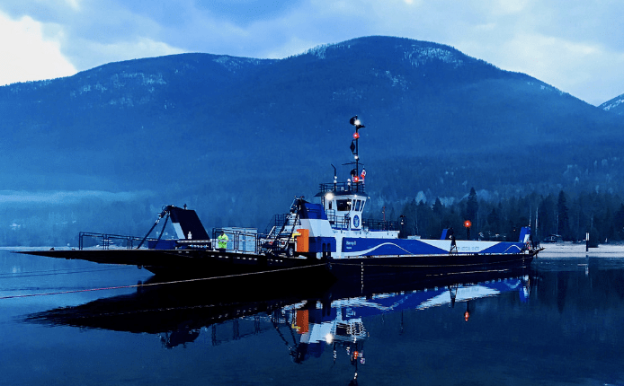 New Harrop II Ferry now in service for Harrop/Proctor community