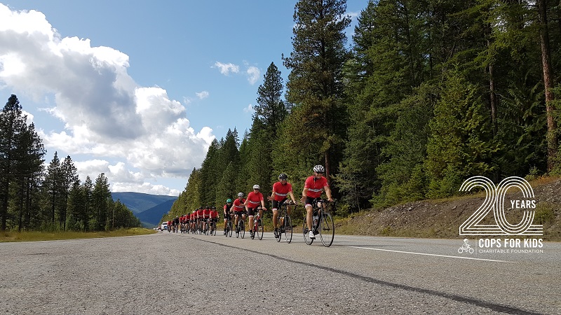 Devoted cops pedal on - 2020 Cops for Kids Ride proceeds under a different format